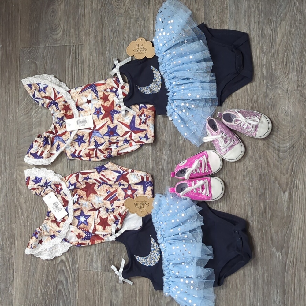 ⭐NWT TWIN or Sperate Bundle Outfit and Converse Set